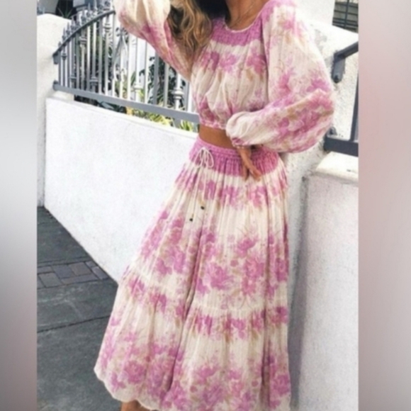 Spell Coco Lei Midi/Maxi Skirt, Lilac, Med, EUC! - Picture 4 of 9